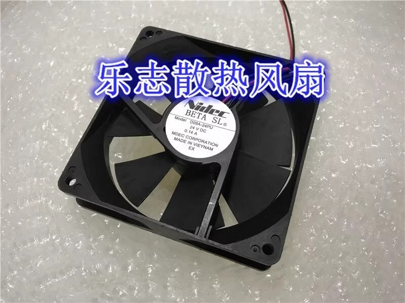 Nidec BETA SL D09A-24PU 9025 DC24V 0.14A 2-Wire Inverter Cooling Fan