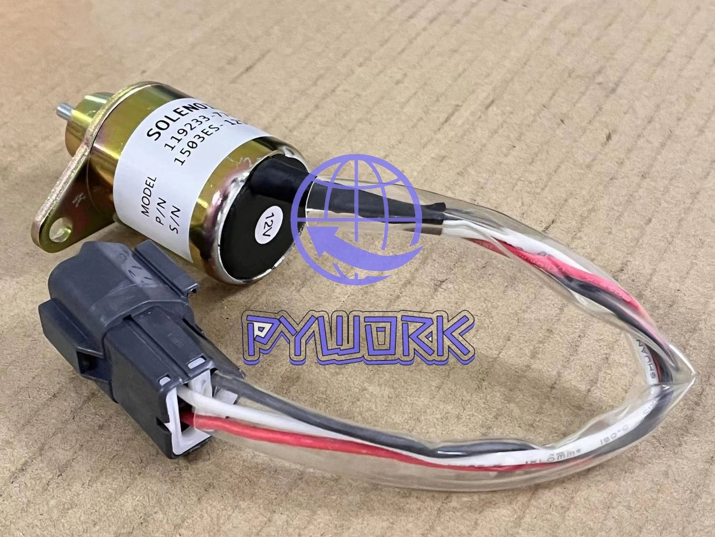 Fuel Shut Off Stop Solenoid Valve 1503ES-12S5SUC12S 12V for YANMAR Diesel Engine