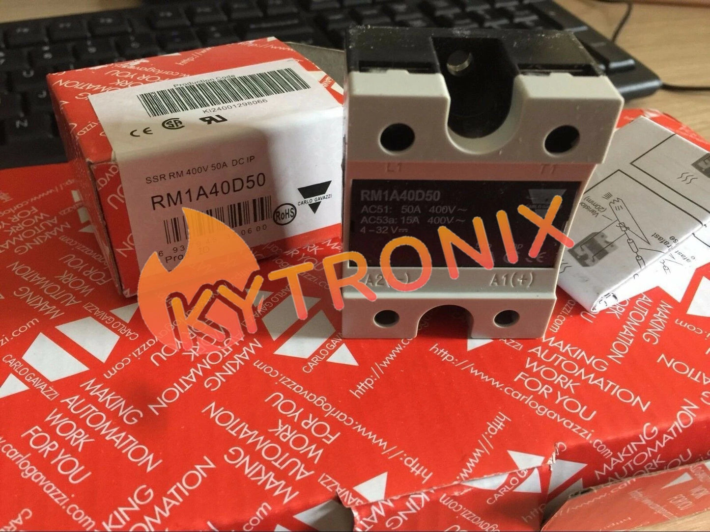 1PCS Carlo Gavazzi RM1A40D50 Solid State Relay In Box -