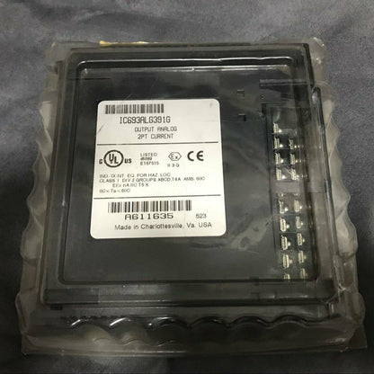 GE Fanuc IC693ALG391G Analog Current Output Module - GE