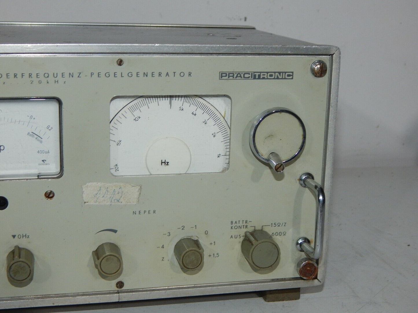 PRÄCITRONIC Measuring Device GF 70 Low-Frequency Level Generator 20Hz-20kHz - PRÄCITRONIC