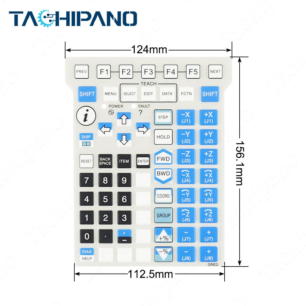 new For Fanuc GNE2 Teach Pendant Membrane Keypad Protective Film - FANUC