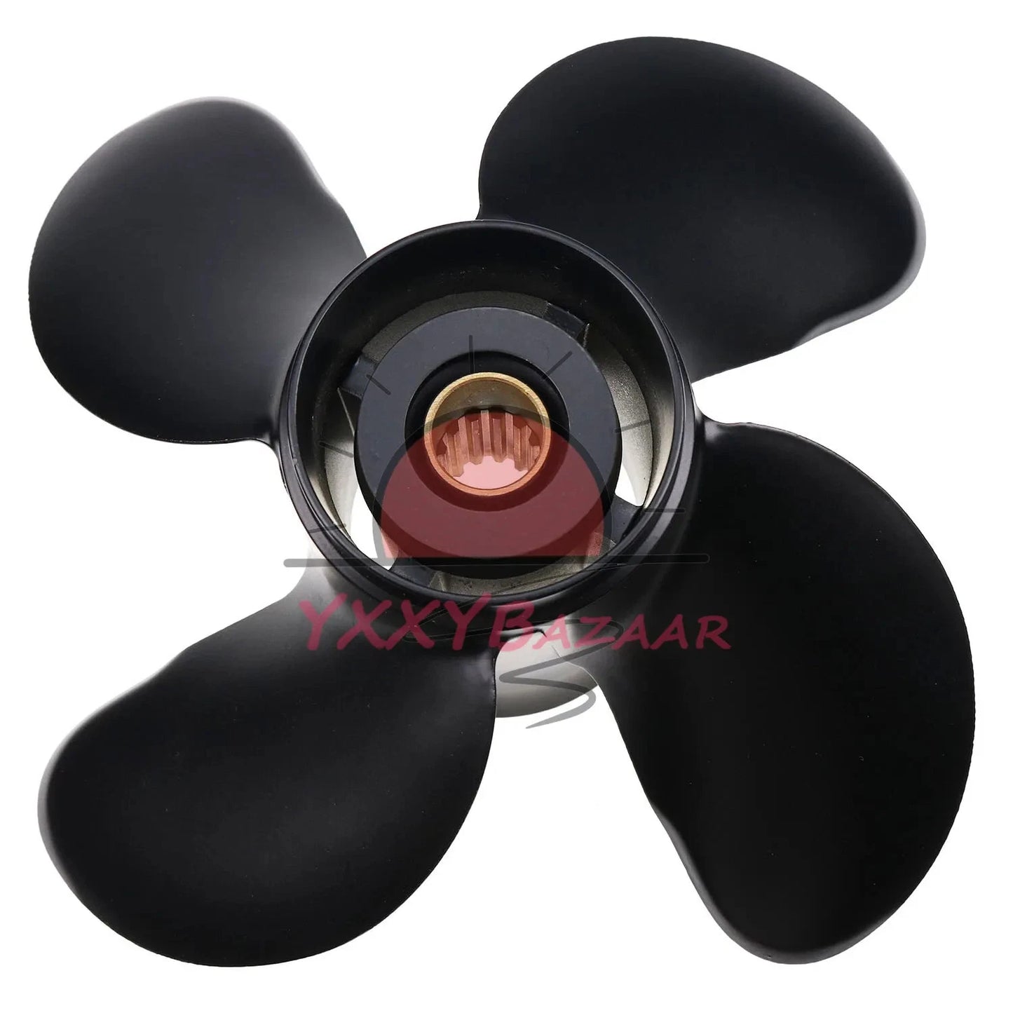 For Mercury Spitfire 4 Blade Prop 10.1x14 Propeller 48-8M8026635 40HP 50HP 60HP