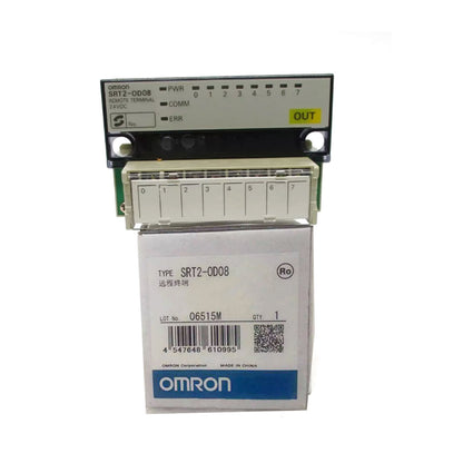 Omnion SRT2-OD08 programmable logic controller with 8 NPN outputs and 16 inputs for industrial automation and safety applications - OMRON
