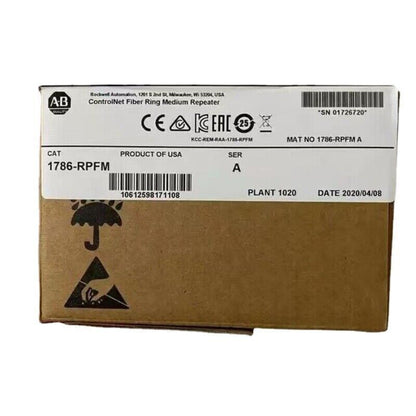 1786-RPFM New Factory Sealed AB 1786-RPFM A CONTROLNET FIBER MODULE - OPTIFIBER