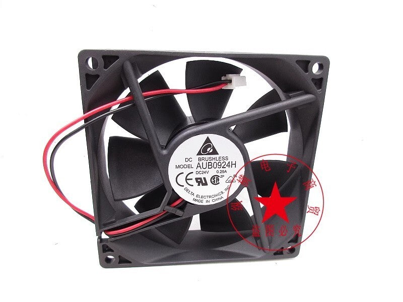 Delta AUB0924H DC24V 0.25A 9CM 2-Pin Cooling Fan