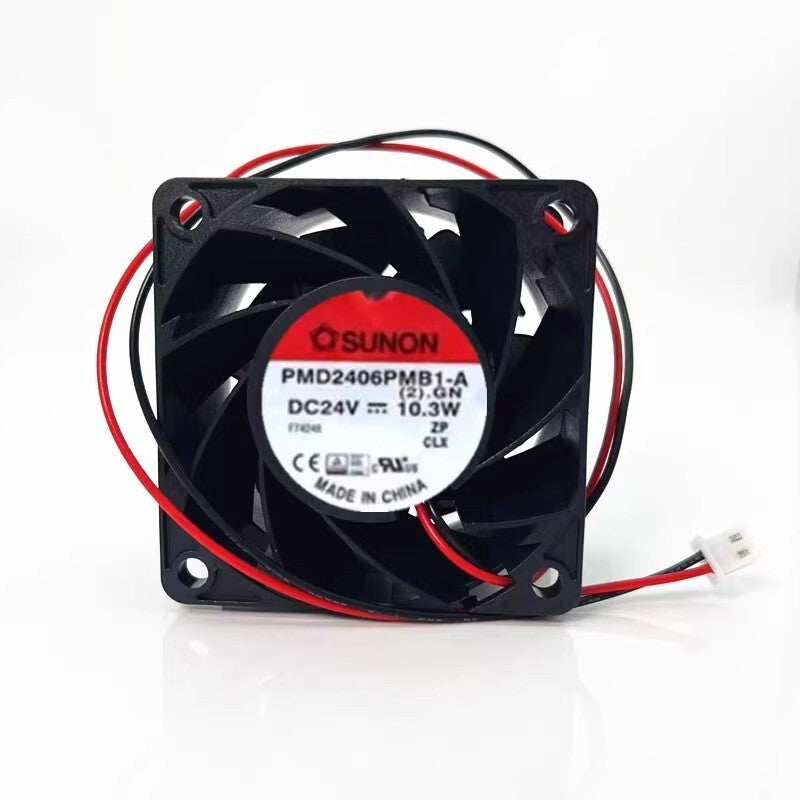 SUNON PMD2406PMB1-A 6038 DC24V 10.3W 6CM 2-Wire Inverter Cooling Fan