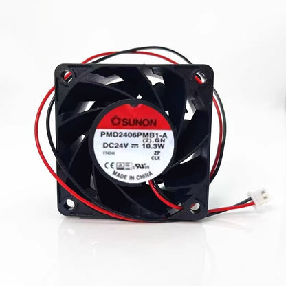 SUNON PMD2406PMB1-A 6038 DC24V 10.3W 6CM 2-Wire Inverter Cooling Fan