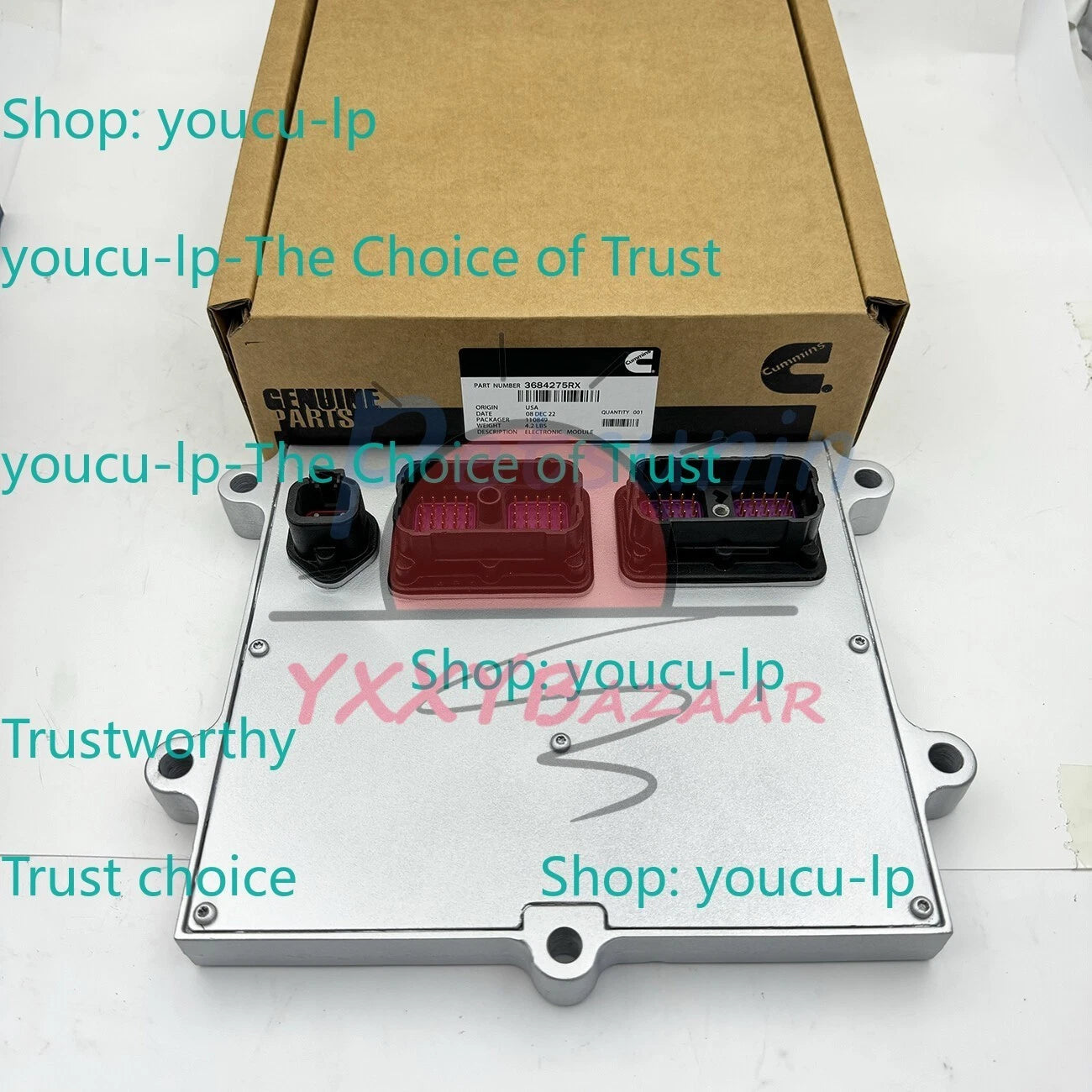 ECM ECU Engine Control Module 3684275 for Cummins ISX CM871 CM2150 Computer Unit