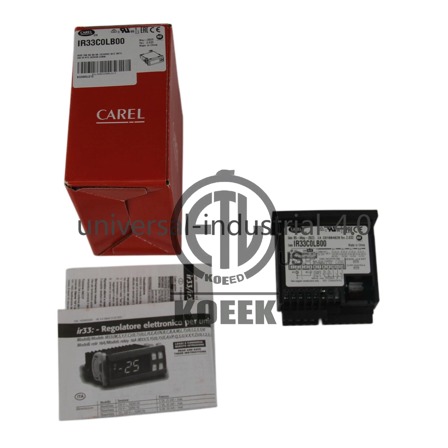 Carel IR33C0LB00 Temperature Controller #ko