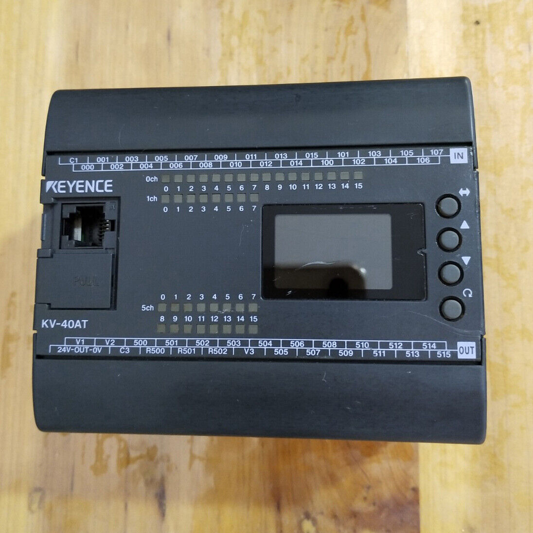 used ONE KEYENCE PLC programmable controller kv-40at | industrial automation | high precision control | kv-40at programmable controller - ONE KEYENCE PLC