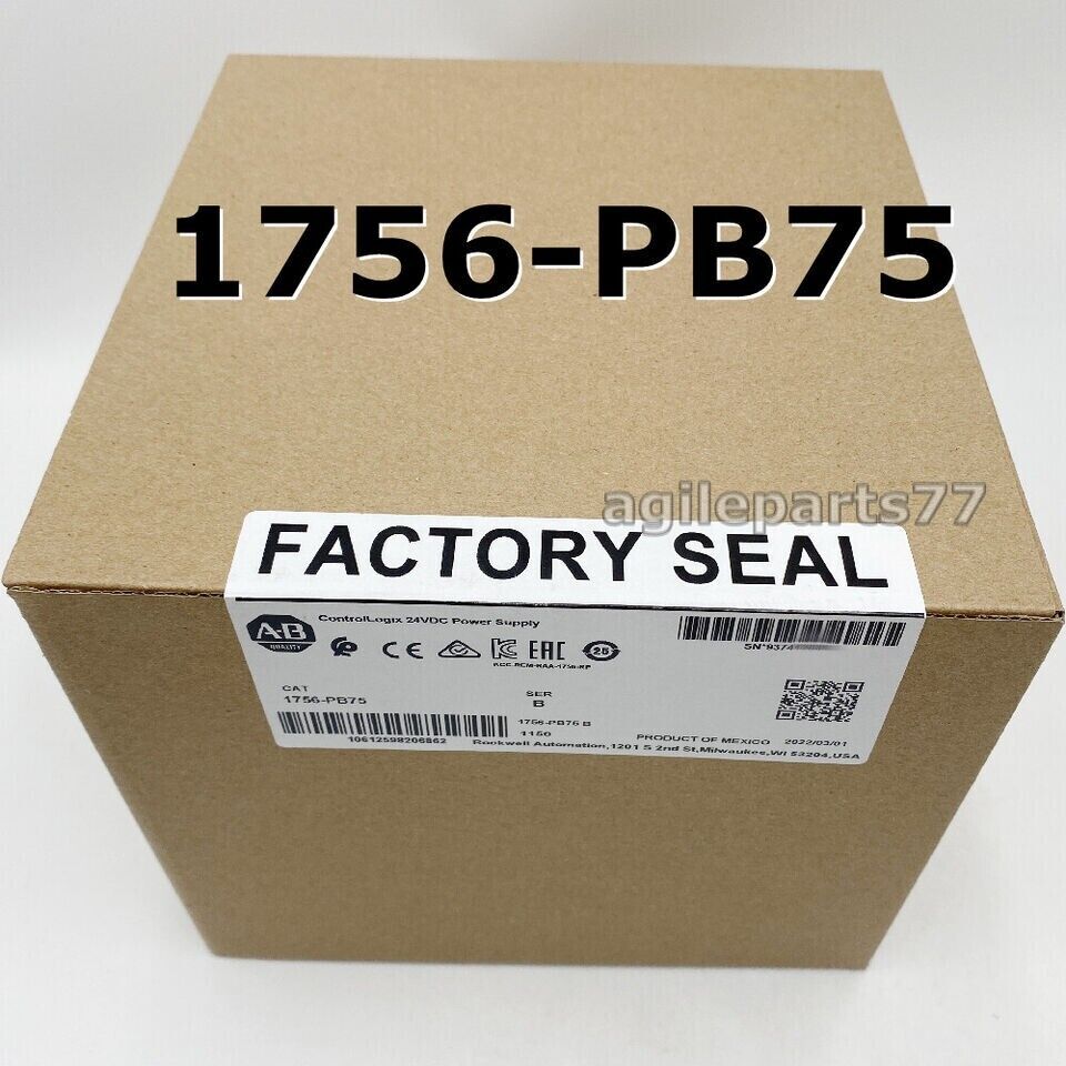 Allen-Bradley ControlLogix AC Power Supply 1756-PB75 NEW Factory SEALED - ALLEN-BRADLEY