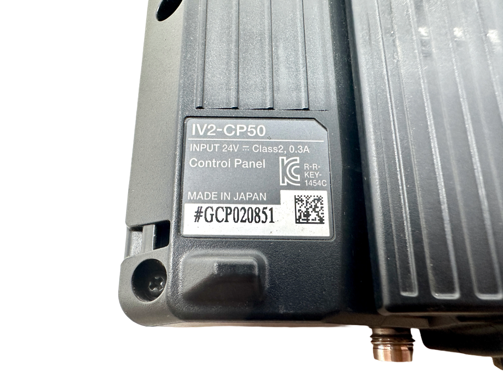 used Keyence IV2-CP50 Control Panel - KEYENCE