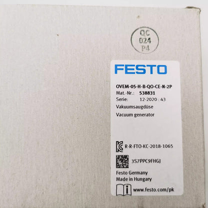 1PC Festo OVEM-05-H-B-QO-CE-N-2P 538831 Vacuum Generator