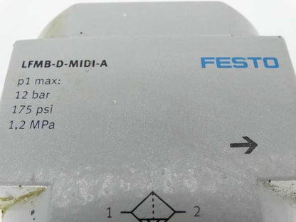 FESTO LFMB-D-MIDI-A FILTER ENHANCED PERFORMANCE WITH ADVANCED TECHNOLOGY AND OPTIMAL DESIGN FOR MAXIMUM EFFICIENCY AND RELIABILITY - FESTO