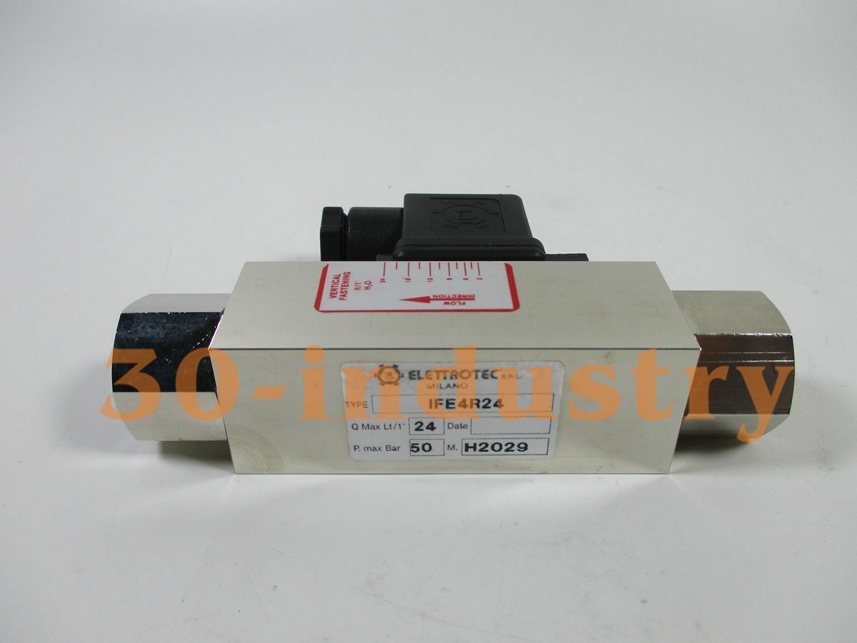 1PCS NEW FOR ELETTROTEC Flow Meter Flow Switch IFE4R24 37100 - ELETTROTEC