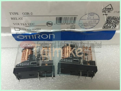 OMRON G2R-2 5VDC G2R-2-DC5 Power RELAY 5A 8 Pins x 5PCS
