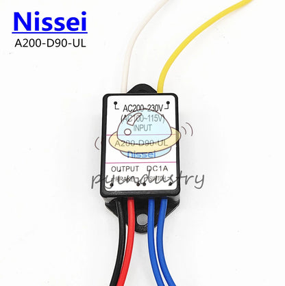 Nissei A200-D90-UL AC200~230V 100~115V 1A BRAKE SWITCH half-wave rectifier