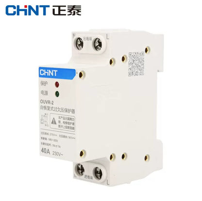 Chint OUVR-2 Self Resetting Undervoltage Protector Incoming Line Is Below