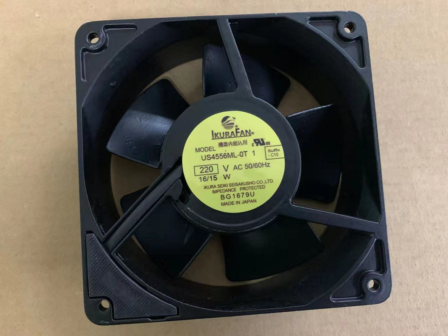 new 1pc IKURA US4556ML-0T1 220V iron leaf high temperature fan