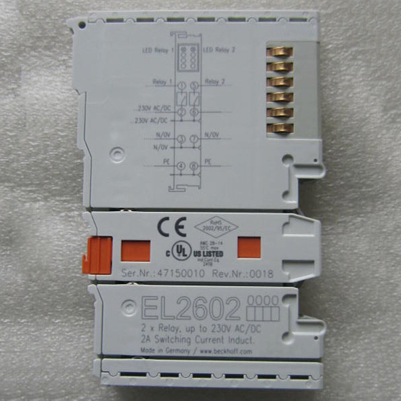 Beckhoff EL2602 PLC Module in Box SHIP - BECKHOFF