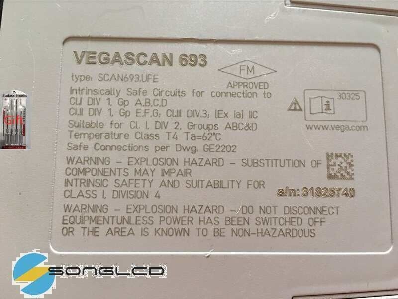 1PCS VEGASCAN 693 SCAN693.UFE - Advanced Scanning Technology - VEGASCAN