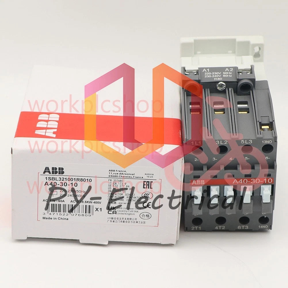 1PC ABB A40-30-10 AC Contactor 220VAC 220-230V 50Hz / 230-240V 60Hz
