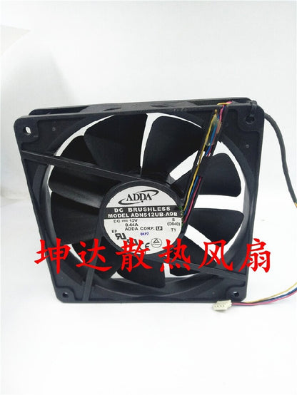 1pcs ADDA ADN512UB-A9B 13.5CM 12V 0.44A 4PWM cooling fan
