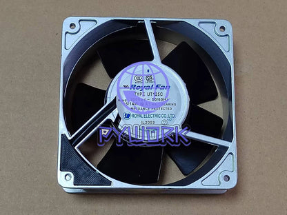 Royal Fan TYPE UT125C All-metal high-temperatu re fan 200VAC 15/14W 120*120*38mm