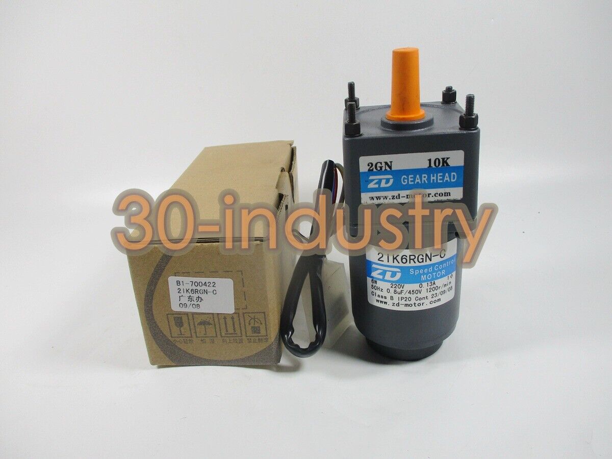 1PCS For ZD 2IK6RGN-C 2GN 3K 3.6K 5K 7.5K 10K 12.5K 15K 18K Gear Motor 6W 220V - OMRON