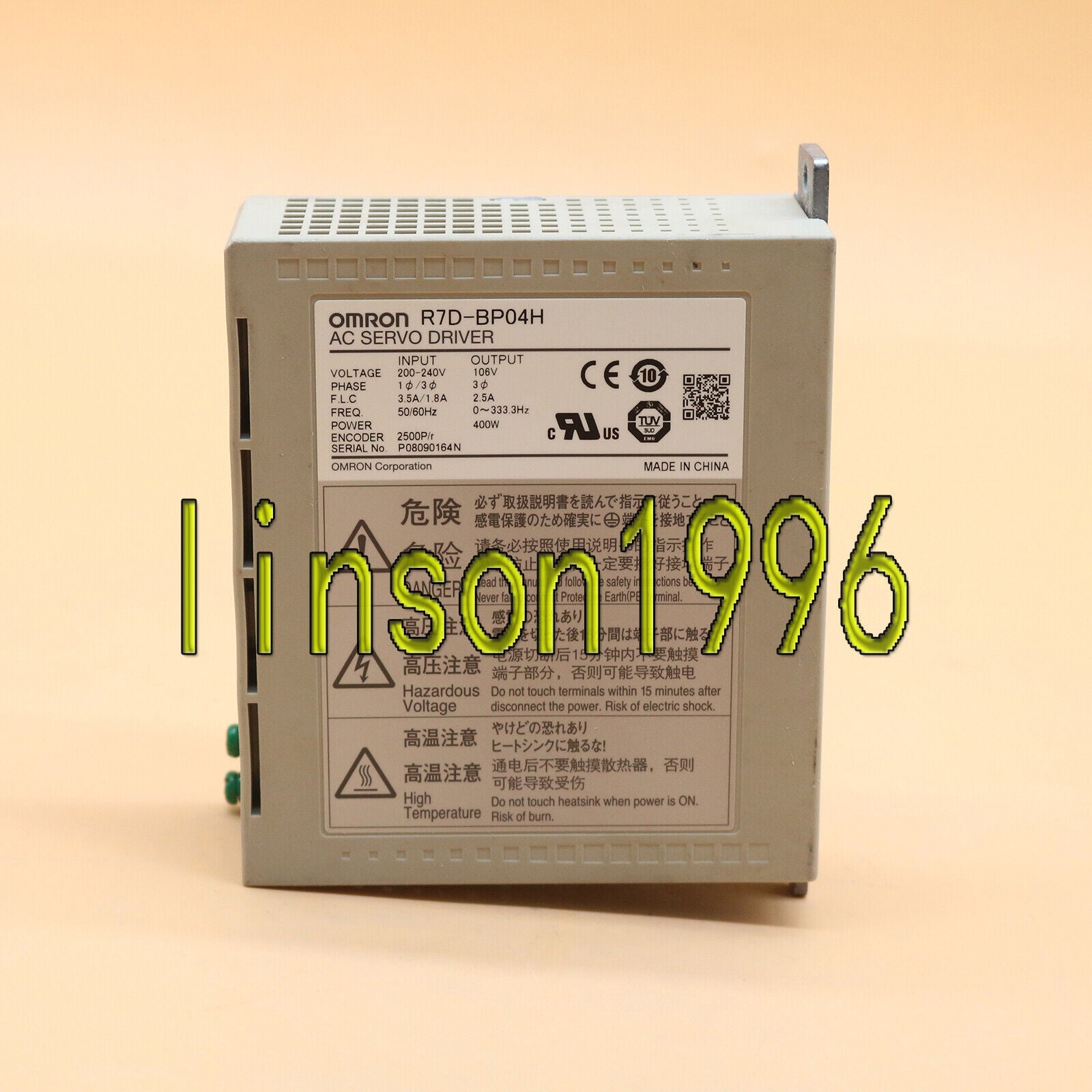 used Omron R7D-BP04H R7DBP04H  AC Servo Drive Tested In Good Condition