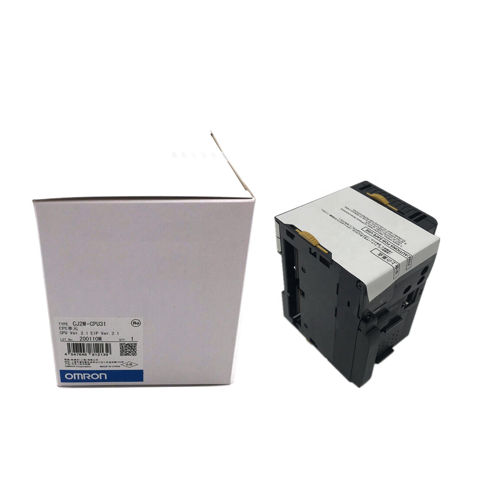 Single Unit CPU Controller CJ2M-CPU31 for Omron PLC Systems - OMRON