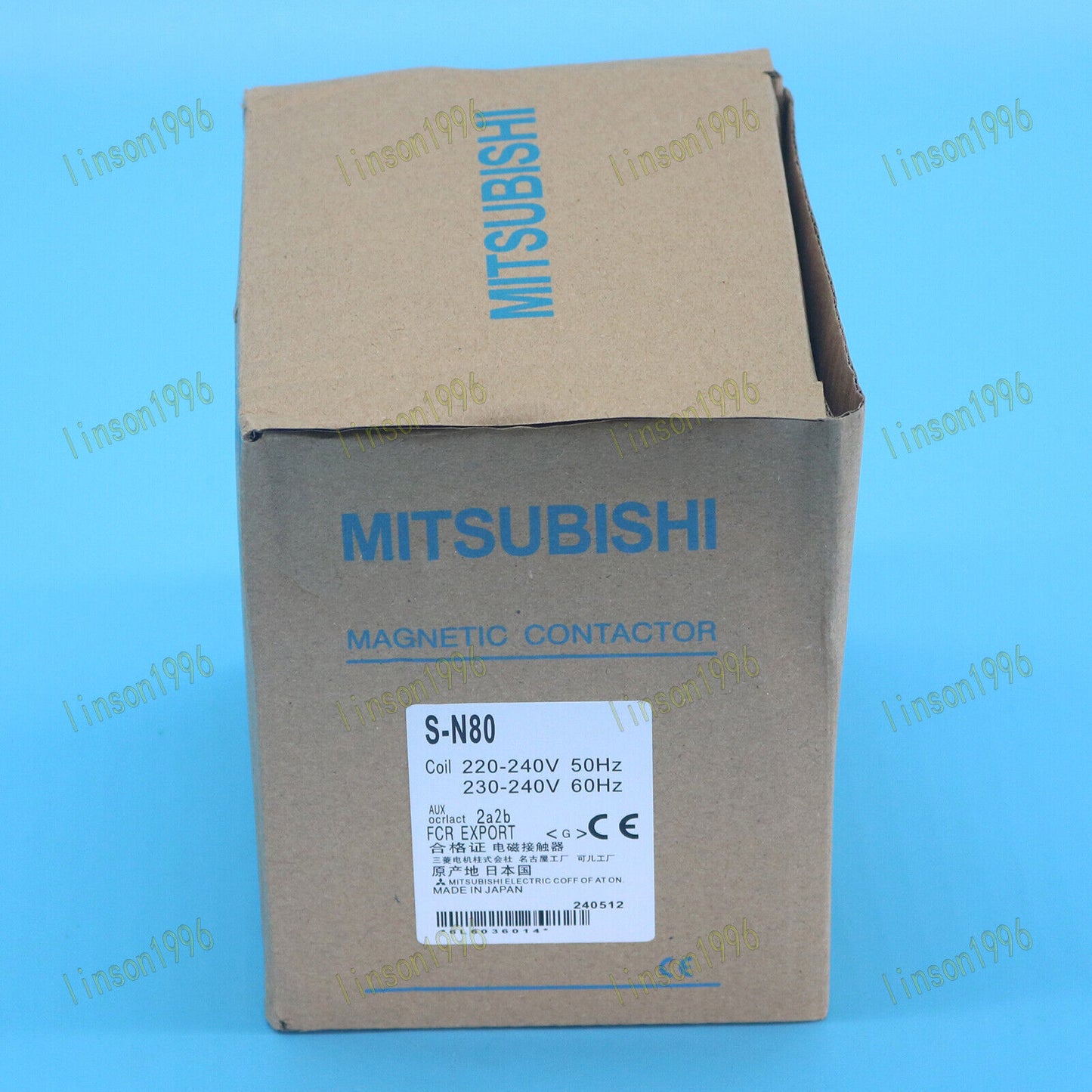 Mitsubishi Motor S-N80 Electromagnetic Contactor 220-240VAC Fast Delivery - MITSUBISHI MOTOR CORPORATION