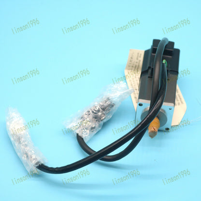 used ONE Mitsubishi AC Servo Motor HC-KFS13 100W Tested - MITSUBISHI