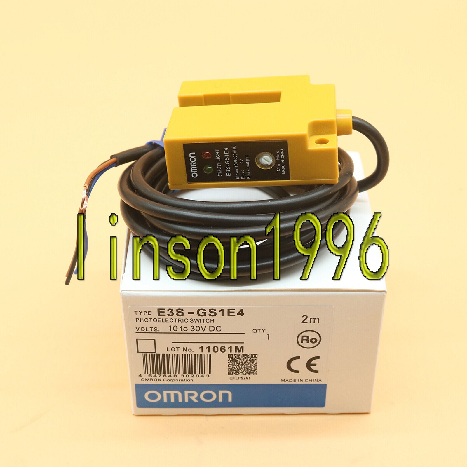 Omron E3S-GS1E4 12-24VDC Photoelectric sensor - OMRON