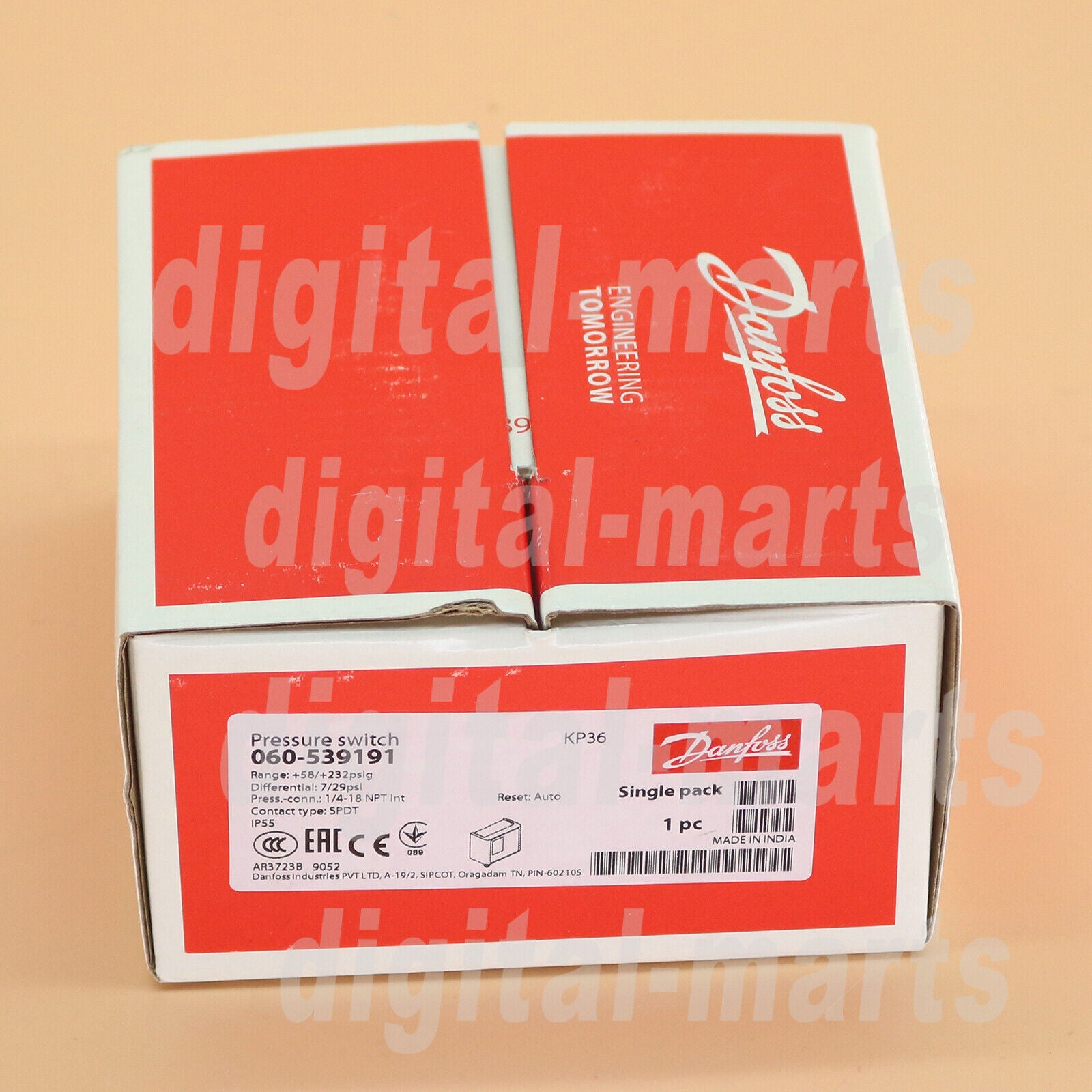 Danfoss KP36 Pressure Switch - DANFOSS