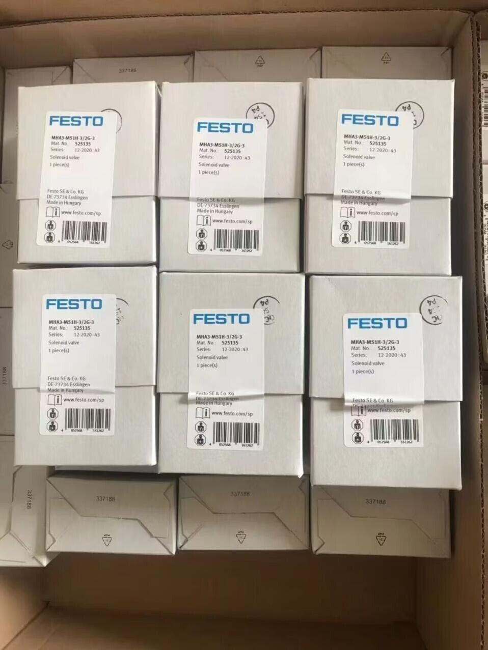1PC Festo MHA3-MS1H-3/2G-3 525135 Solenoid Valve In Box Free Ship