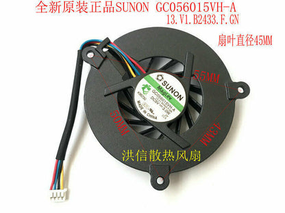 new 1X Fan GC056015VH-A DC5V 3.0W 4 Pin notebook cooling fan - ELECTRONIX SOLUTIONS