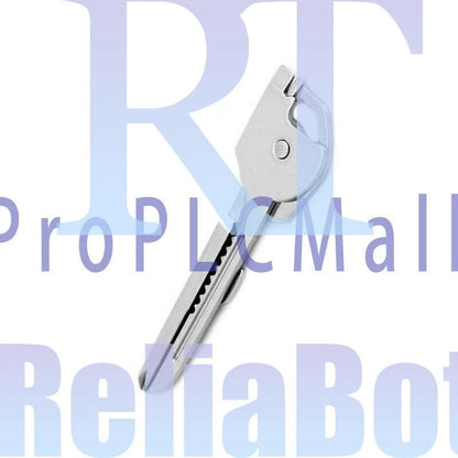 6-in-1 Utili Key Tool Keyring Keychain Multifunction Stainless Steel 1x