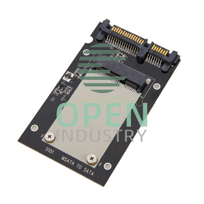Black Mini Pcie PCI-E SSD mSATA to 2.5" SATA3 Convertor mSATA-SATA Adapter Card
