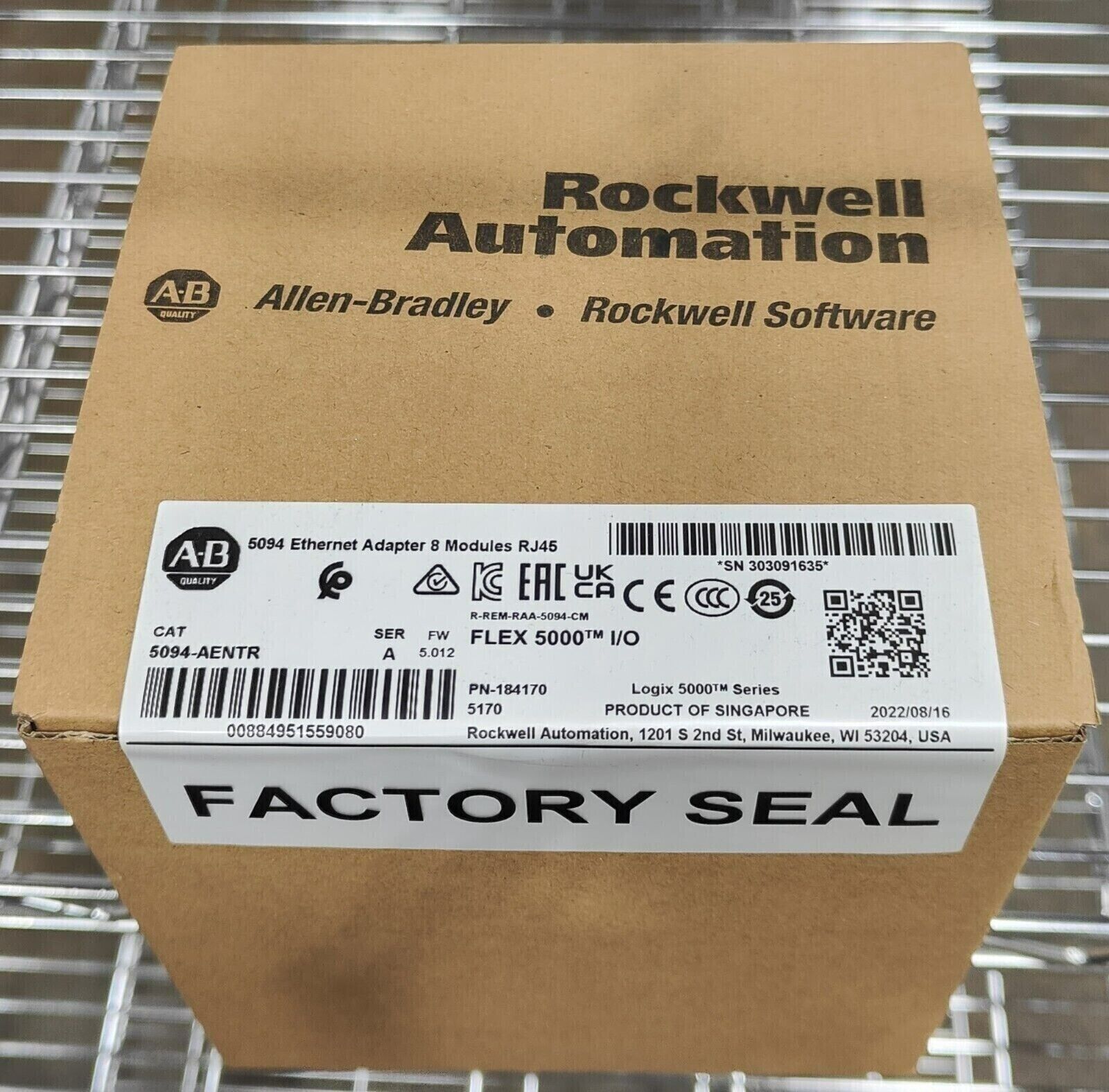 Allen Bradley Flex 5000 Dual-Port EtherNet/IP Adapter Module - ALLEN BRADLEY
