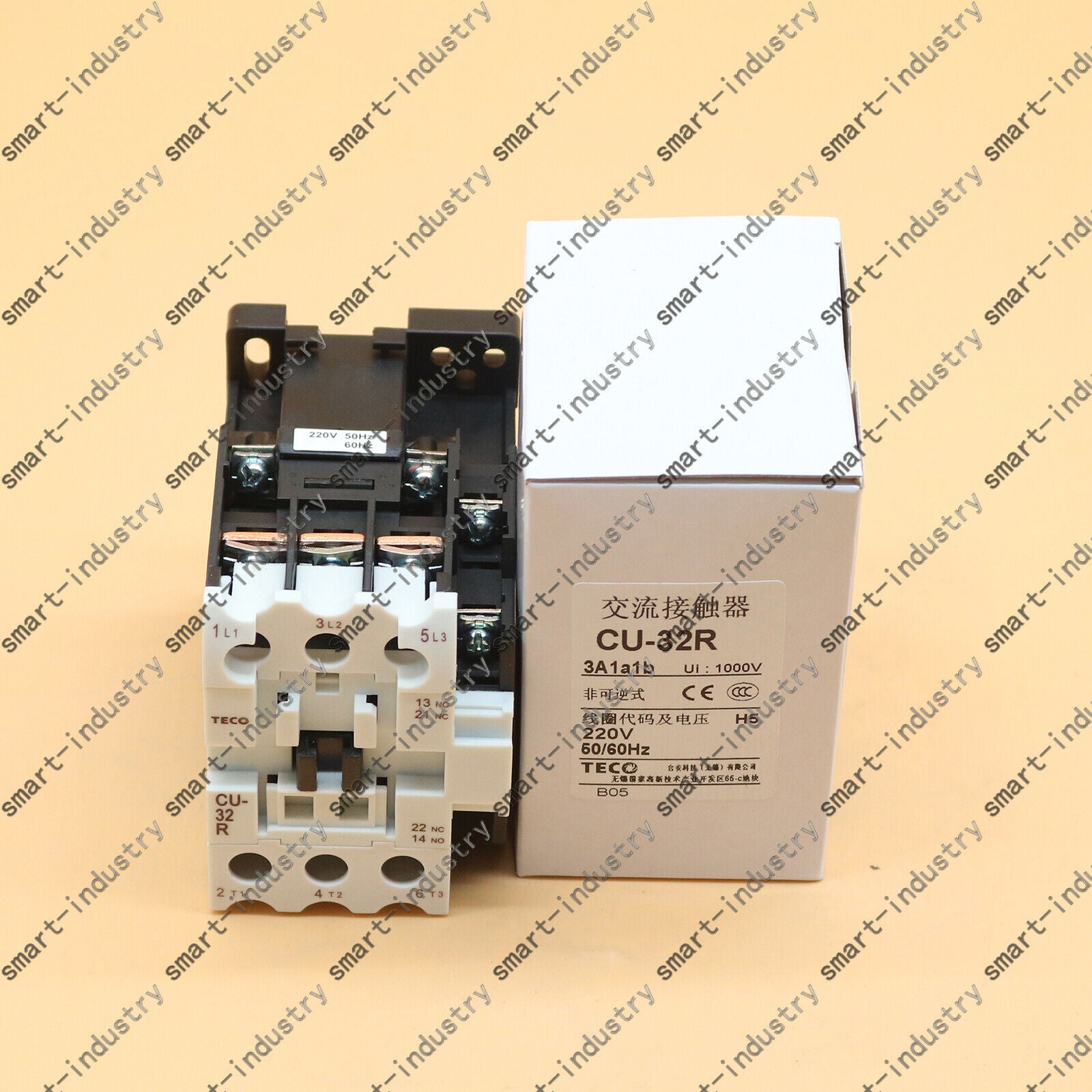 new 1PC  For TECO CU-32R 220V Magnetic Contactor In Box Fast Delivery