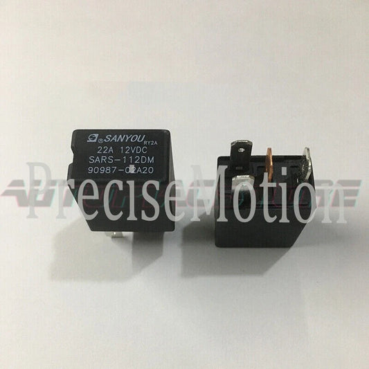 10Pcs SANYOU SARS-112DM 90987-02A20 Power Relay 4Pins 22A 12VDC~