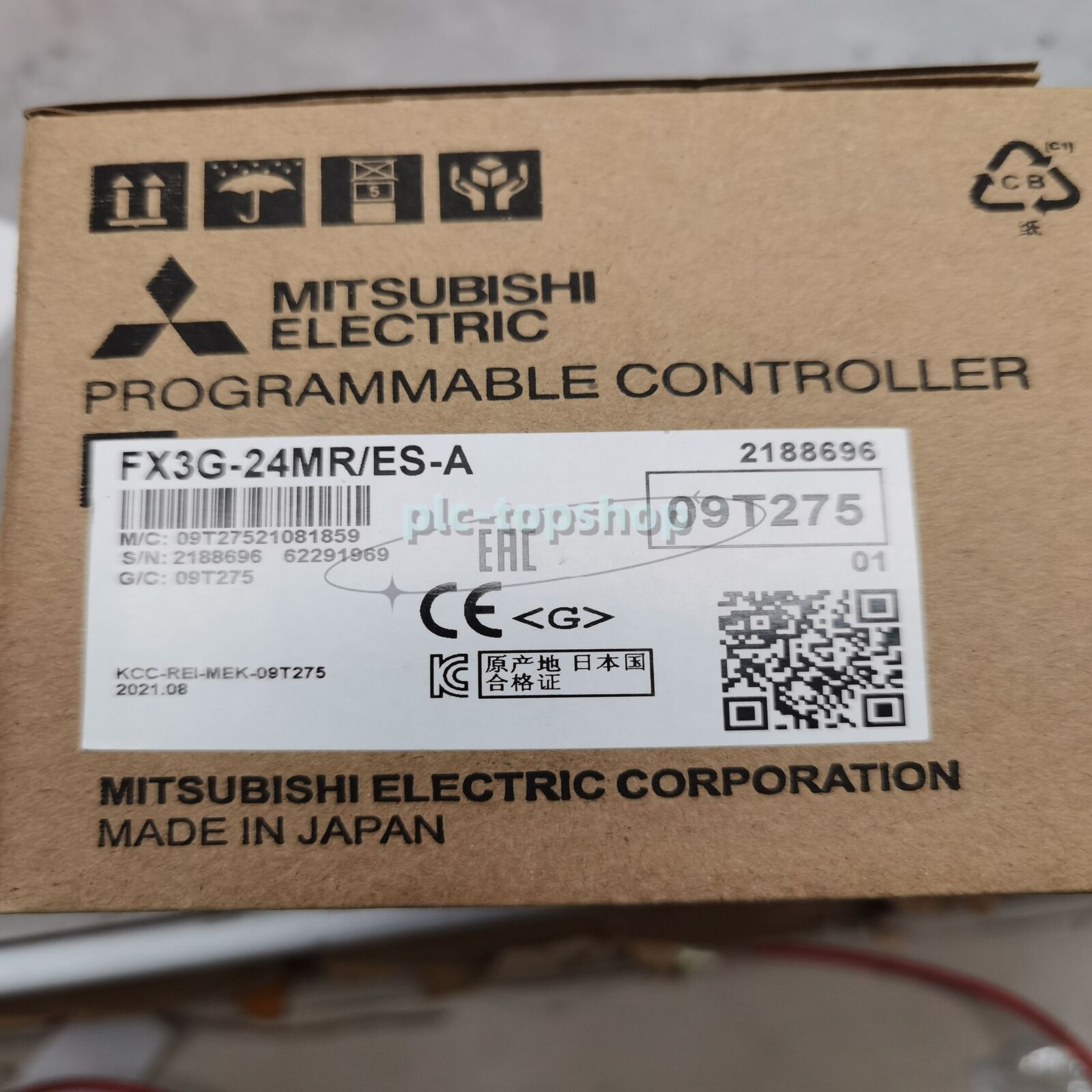 1PCS Mitsubishi FX3G-24MR/ES-A - MITSUBISHI