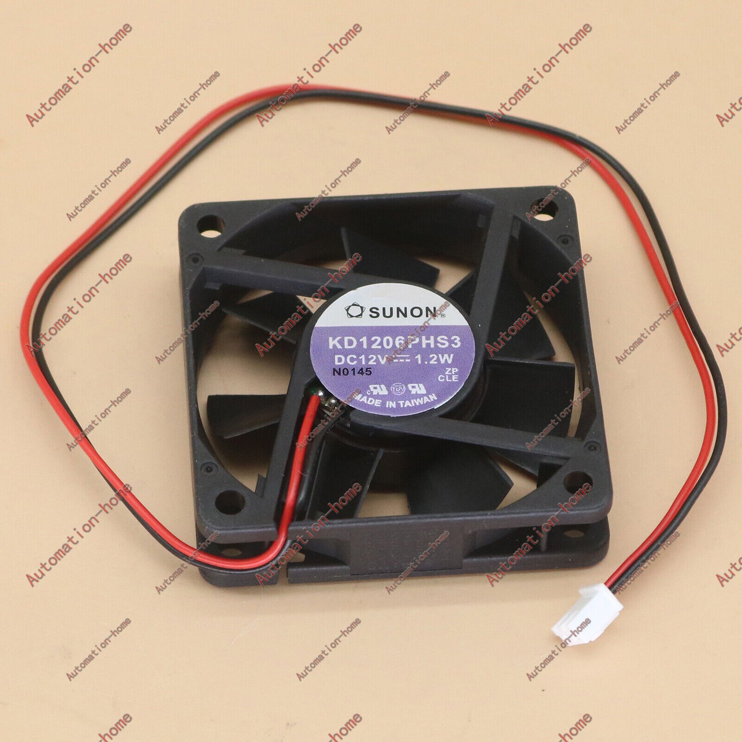 SUNON Fan KD1209PTS2 DC12V 1.7W Solar Charger 9225 9CM 2 PIN - SUNON