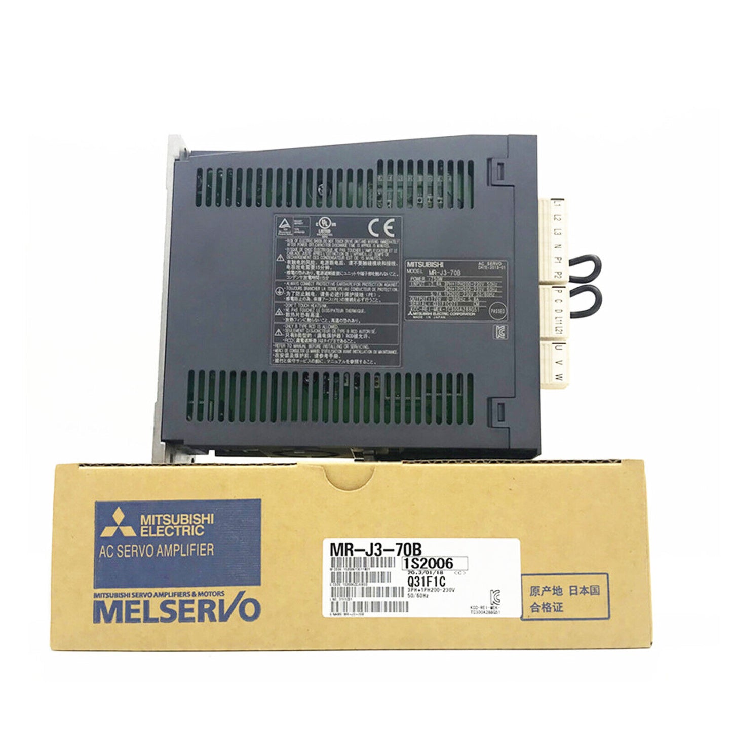 MITSUBISHI MR-J3-70B Servo Drive | High Performance servo motor with built-in drive | MITSUBISHI industrial automation solutions | MR-J3-70B servo drive for industrial applications - MITSUBISHI
