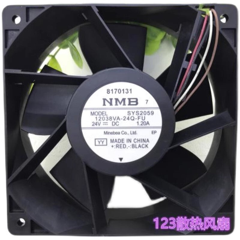NMB 12038VA-24Q-FU 12038 DC24V 1.2A 12CM 4-wire PMW Inverter Cooling Fan