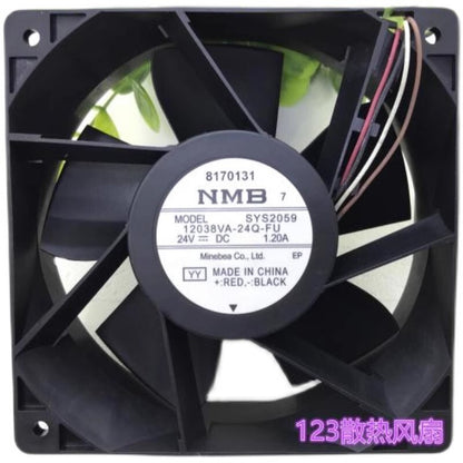 NMB 12038VA-24Q-FU 12038 DC24V 1.2A 12CM 4-wire PMW Inverter Cooling Fan