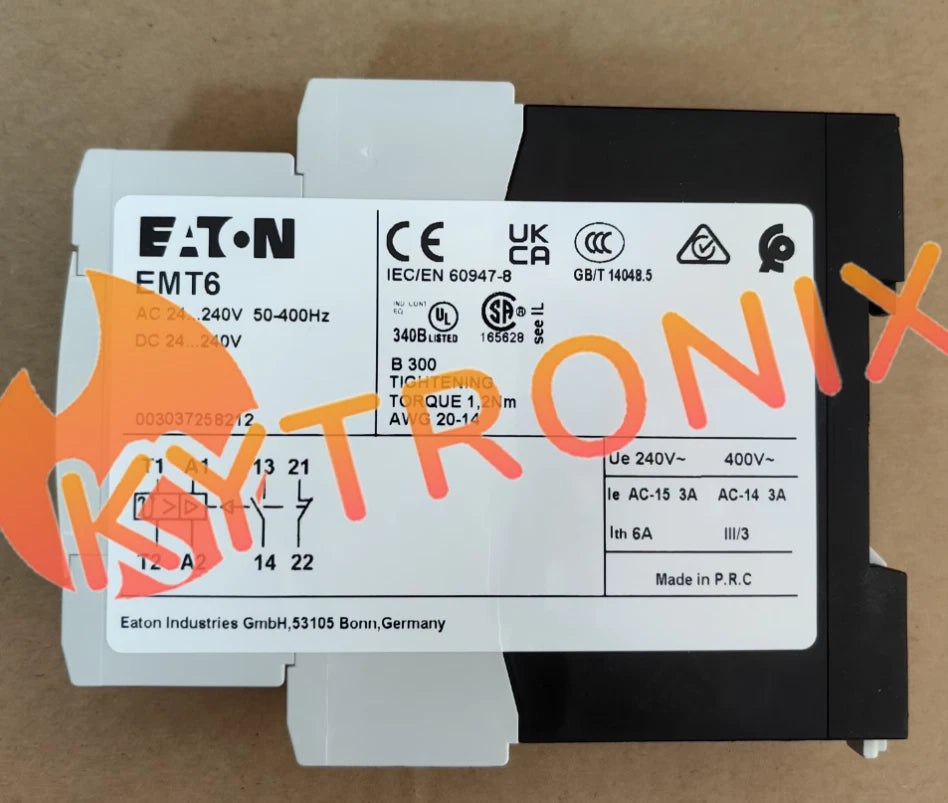 1PCS EATON EMT6 Thermistor overload relay 24-240V AC/DC