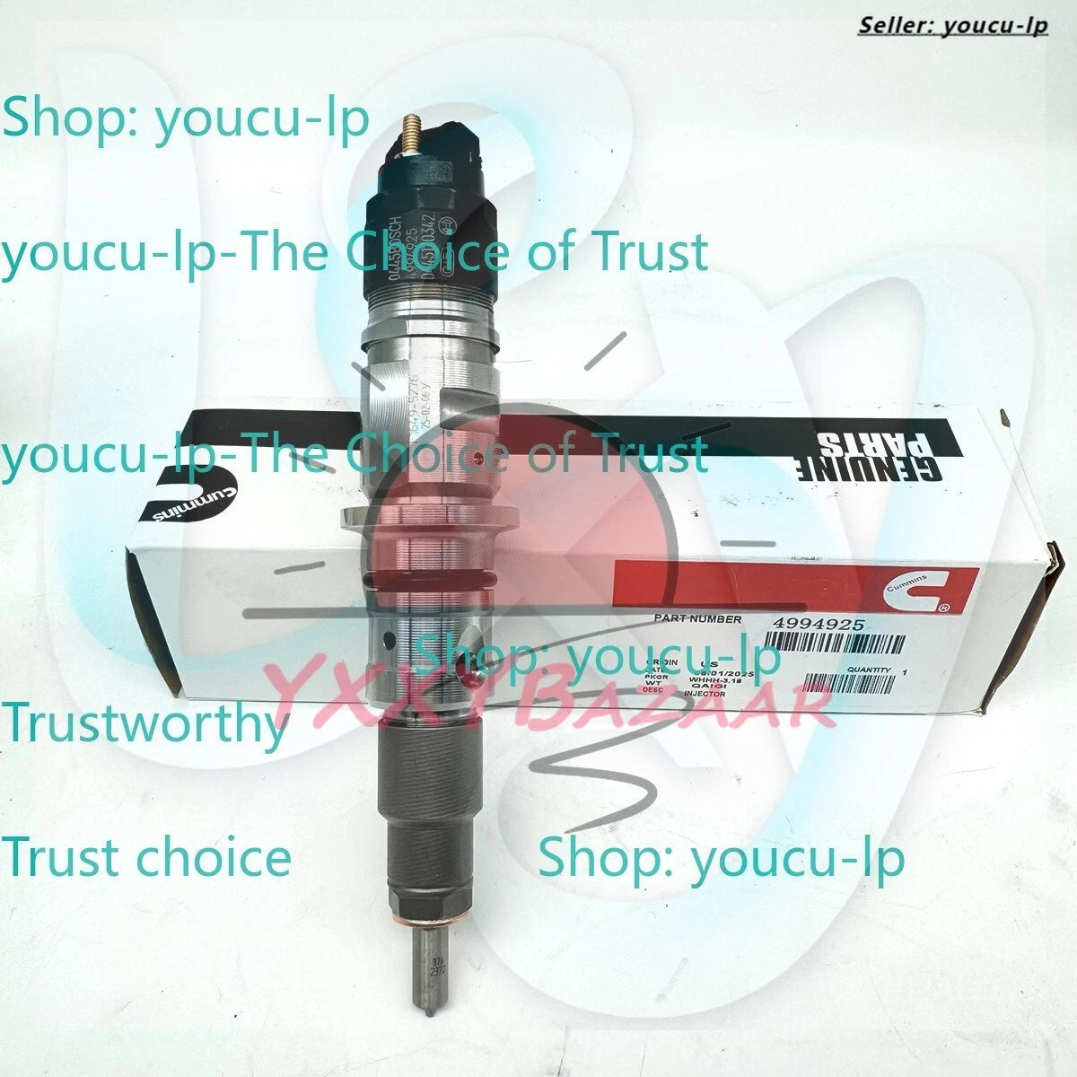 Cummins Fuel Injector For 6.7L Dodge RAM 13-18 0445120342 0986435621 4994925